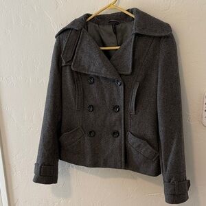 Topshop London Vintage Charcoal Peacoat US 8 / UK 12